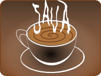 The Java coffee is still hot.